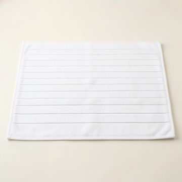 Meadow Brook Bath Mat - White (synthetic illustration; no displayed measurements)