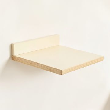 Moss Bluff Wall-Mounted Cat Perch - Cream (synthetic illustration; no displayed measurements)