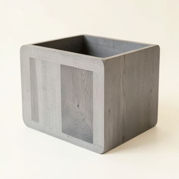 Lake Crest Empty Furniture-Style Litter Enclosure - Gray (synthetic illustration; no displayed measurements)