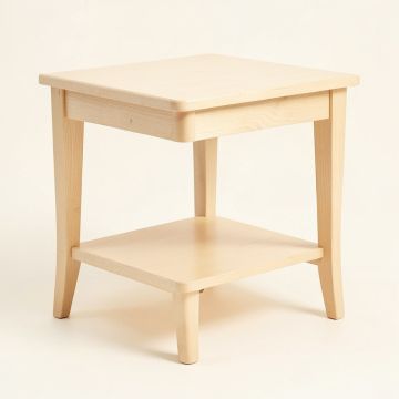 Shore Crest Side Table - Ivory (synthetic illustration; no displayed measurements)