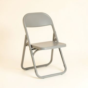 Brook Canyon Folding Outdoor Chair - Gray (synthetic illustration; no displayed measurements)