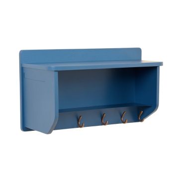 Lake Bend Wall-Mounted Entryway Organizer Shelf - Blue
