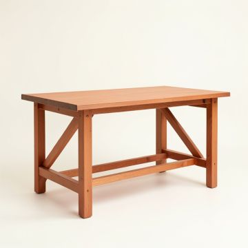 Bay Bridge Empty Workshop Workbench - Terracotta (synthetic illustration; no displayed measurements)