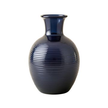 Elm Canyon Empty Decorative Vase - Navy