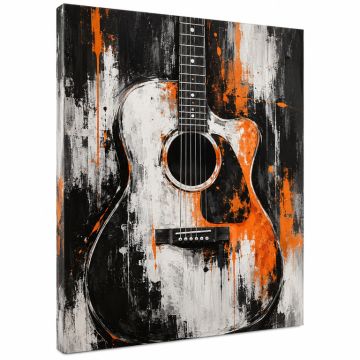 Guitar And Soul Wall Art On Wrapped Canvas