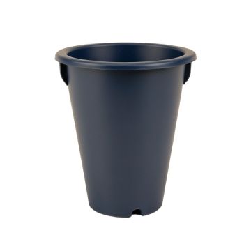 Aspen Bluff Empty Railing Planter With Integral Brackets - Navy