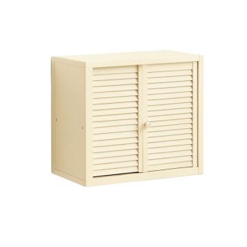Juniper Branch Wall-Mounted Entry Cabinet - Ivory