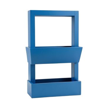 Cedar Branch Empty Vertical Garden Frame - Blue