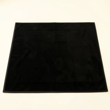 Cliff Crossing Bath Mat - Black (synthetic illustration; no displayed measurements)