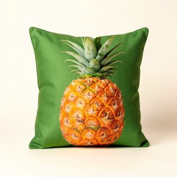 Abid Pineapple Indoor/Outdoor Throw Pillow (synthetic illustration; no displayed measurements)