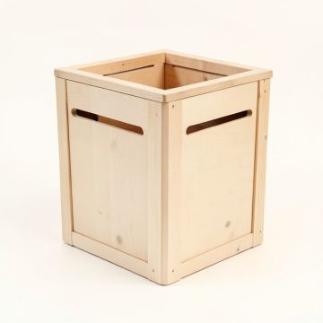 Hill Brook Closed Garden Compost Bin - Beige (synthetic illustration; no displayed measurements)