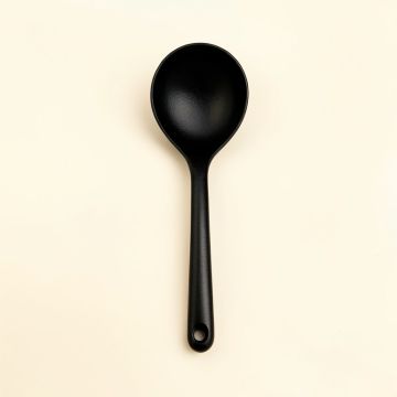 Moss Branch Cooking Spoon - Black (synthetic illustration; no displayed measurements)