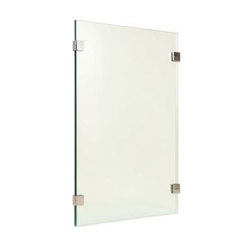 36.5 '' X 78 '' Frameless Fixed Glass Panel