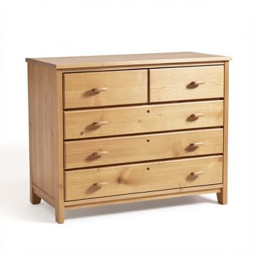 Barros Key 6 Drawer Double Dresser (synthetic illustration; no displayed measurements)