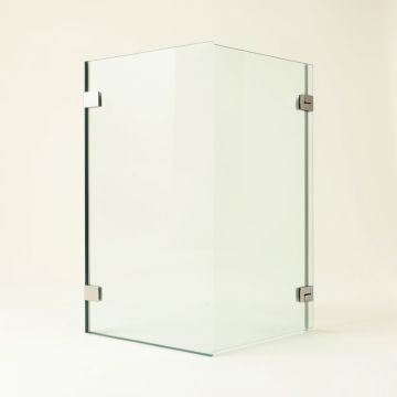 49 '' X 78 '' Frameless Fixed Glass Panel (synthetic illustration; no displayed measurements)