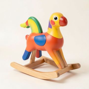 Kids Ride-On Toy Parrot Rocker (synthetic illustration; no displayed measurements)