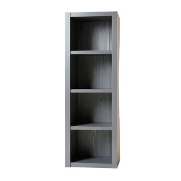 Moss Crest Narrow Cubby Tower - Gray (synthetic illustration; no displayed measurements)