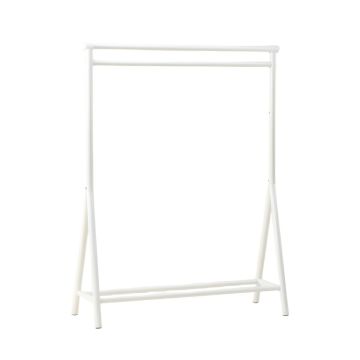 Meadow Brook Empty Garment Rack - White