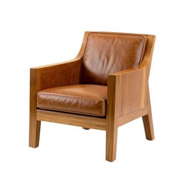 Dunmore 25.8 '' Wide Cowhide Side Chair