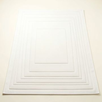 Shore Bridge Rectangular Outdoor Rug - White (synthetic illustration; no displayed measurements)