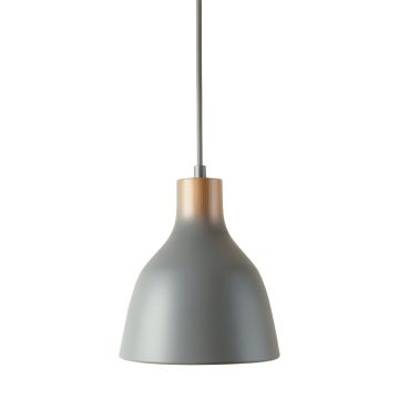 Vale Crest Pendant Light Suspended From One Plain Cable - Gray (synthetic illustration; no displayed measurements)