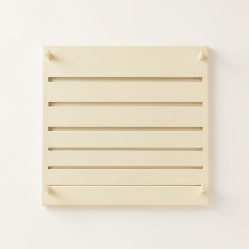 Elm Crossing Empty Wall-Mounted Tool Organizer Panel - Ivory (synthetic illustration; no displayed measurements)