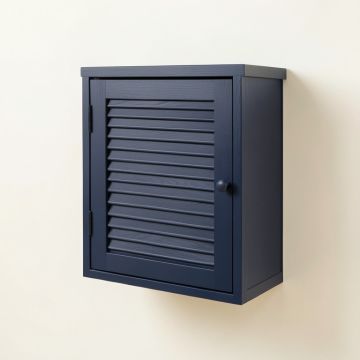 Bay Arc Wall-Mounted Entry Cabinet (synthetic illustration; no displayed measurements)