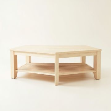 Juniper Edge Coffee Table - Ivory (synthetic illustration; no displayed measurements)