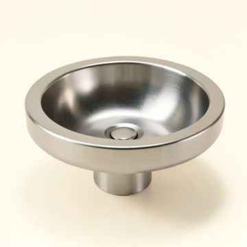 Abner Metal Circular Drop-In Bathroom Sink (synthetic illustration; no displayed measurements)