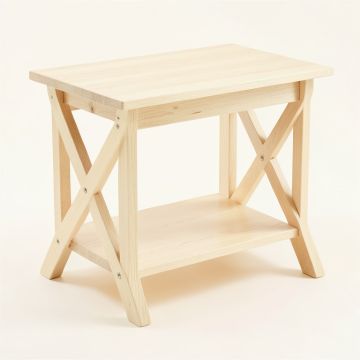 Birch Brook Side Table - Ivory (synthetic illustration; no displayed measurements)
