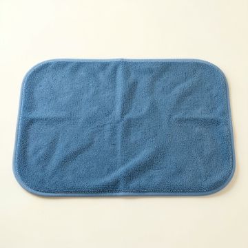 Pine Brook Bath Mat - Blue (synthetic illustration; no displayed measurements)