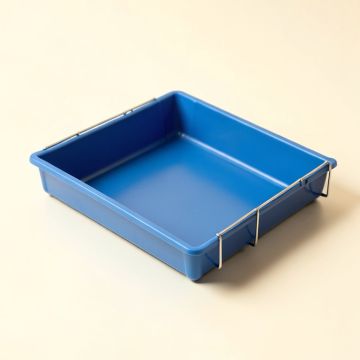 Glen Crossing Empty Under-Desk Cable Tray - Blue (synthetic illustration; no displayed measurements)