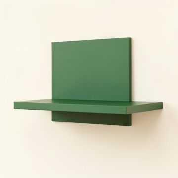 Reed Bridge Wall-Mounted Shelf - Green (synthetic illustration; no displayed measurements)