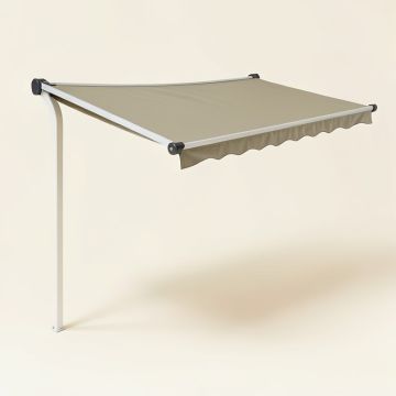 Motorized 12 Ft. W X 10 Ft. D Fabric Retractable Standard Patio Awning (synthetic illustration; no displayed measurements)