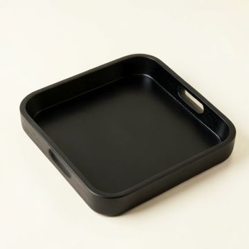 Stone Bend Serving Tray - Black (synthetic illustration; no displayed measurements)