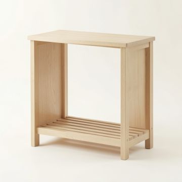 Slate Canyon Freestanding Laundry Folding Counter - Beige (synthetic illustration; no displayed measurements)