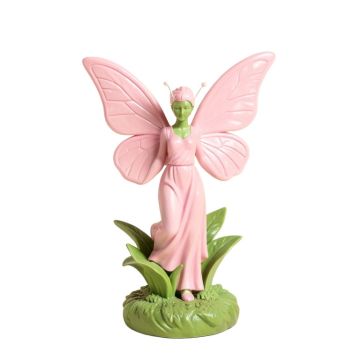 Antonella Pink Fairy Solar Garden Statue