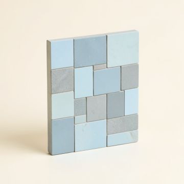 Water And Sky 0.9 '' X 0.9 '' Random Mosaic Wall & Floor Tile (synthetic illustration; no displayed measurements)