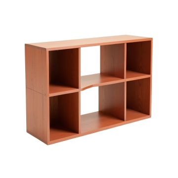 Linden Dell Desktop Shelving Unit - Terracotta