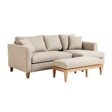 Jasmina 75 '' Wide Reversible Sofa & Chaise With Ottoman