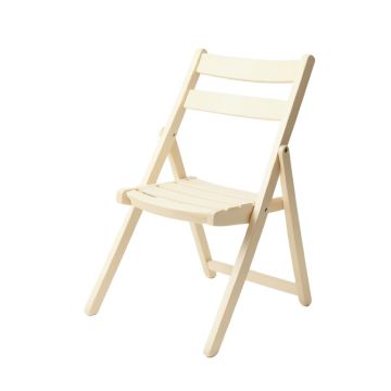 Flint Branch Folding Outdoor Chair - Cream
