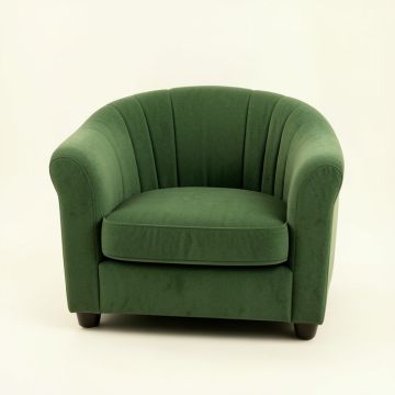 Summit Edge Upholstered Armchair - Green (synthetic illustration; no displayed measurements)