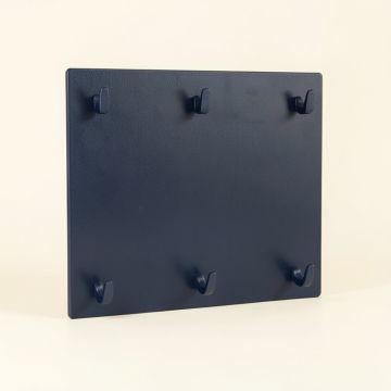 Fern Bend Empty Wall-Mounted Tool Organizer Panel - Navy (synthetic illustration; no displayed measurements)