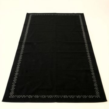 Fern Bluff Rectangular Area Rug - Black (synthetic illustration; no displayed measurements)