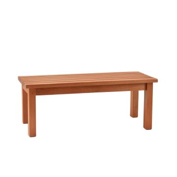 Cove Edge Indoor Bench - Terracotta
