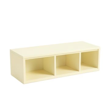 Ridge Dell Shoe Storage Bench - Ivory