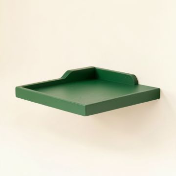 Holly Edge Wall-Mounted Cat Perch - Green (synthetic illustration; no displayed measurements)