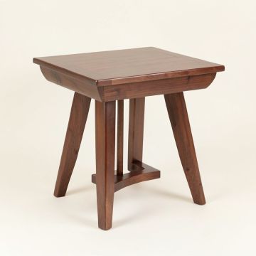Alvis Cross Legs End Table (synthetic illustration; no displayed measurements)