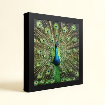 Peacock Puzzle By Valentina Harper - Wrapped Canvas Print (synthetic illustration; no displayed measurements)