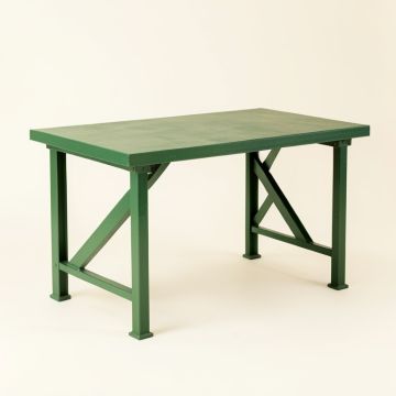 Birch Brook Empty Workshop Workbench - Green (synthetic illustration; no displayed measurements)